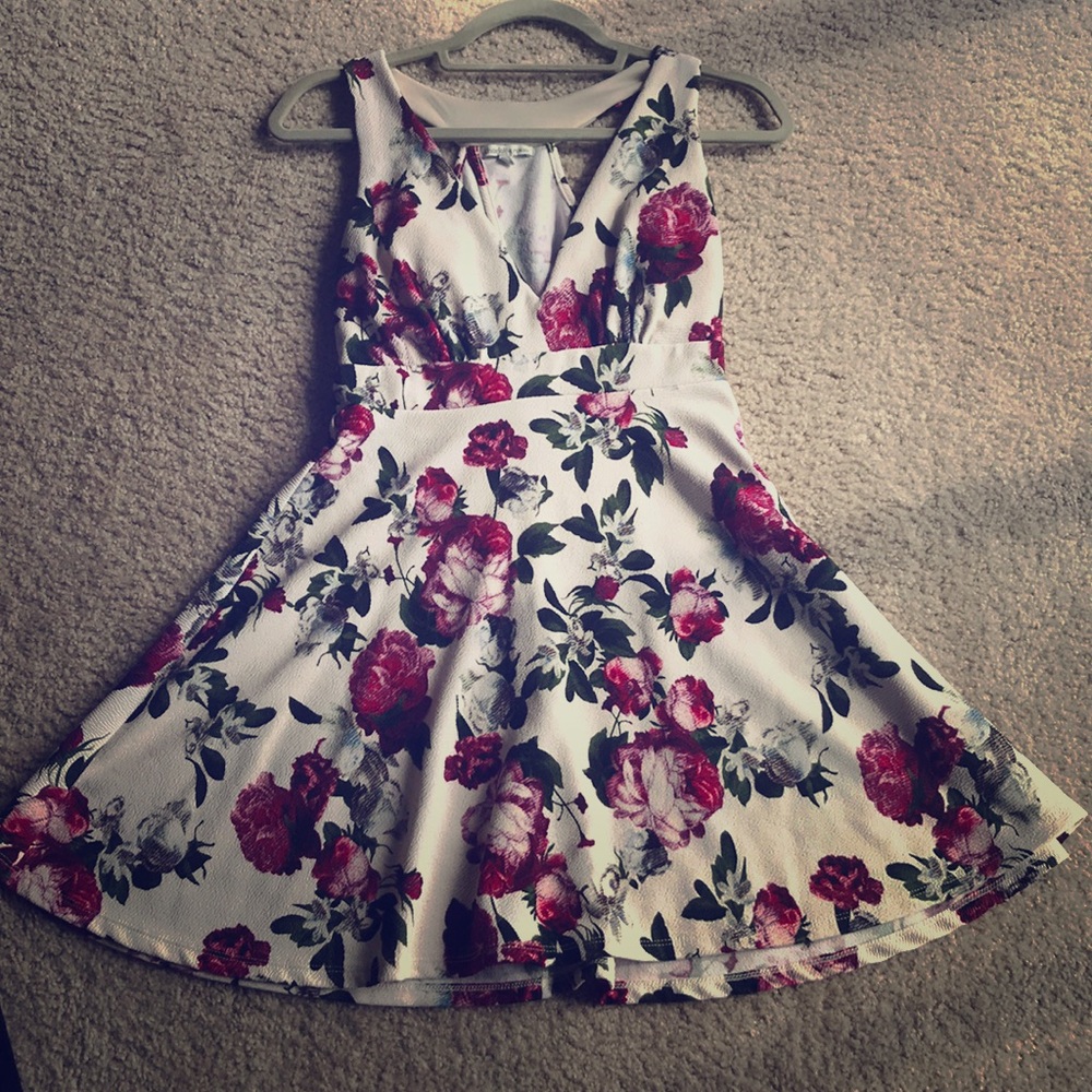 Mini dress floral